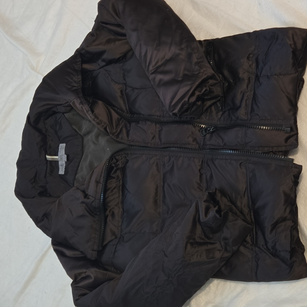 Andrew Marc Mocha Dark Puffer Jacket Size Small